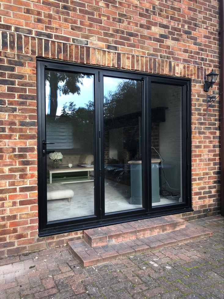 Bi-folding door installation in Bishop Stortfor